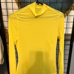 Bright Yellow Long Sleeve Bodysuit